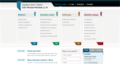 Desktop Screenshot of michalek-notar.cz